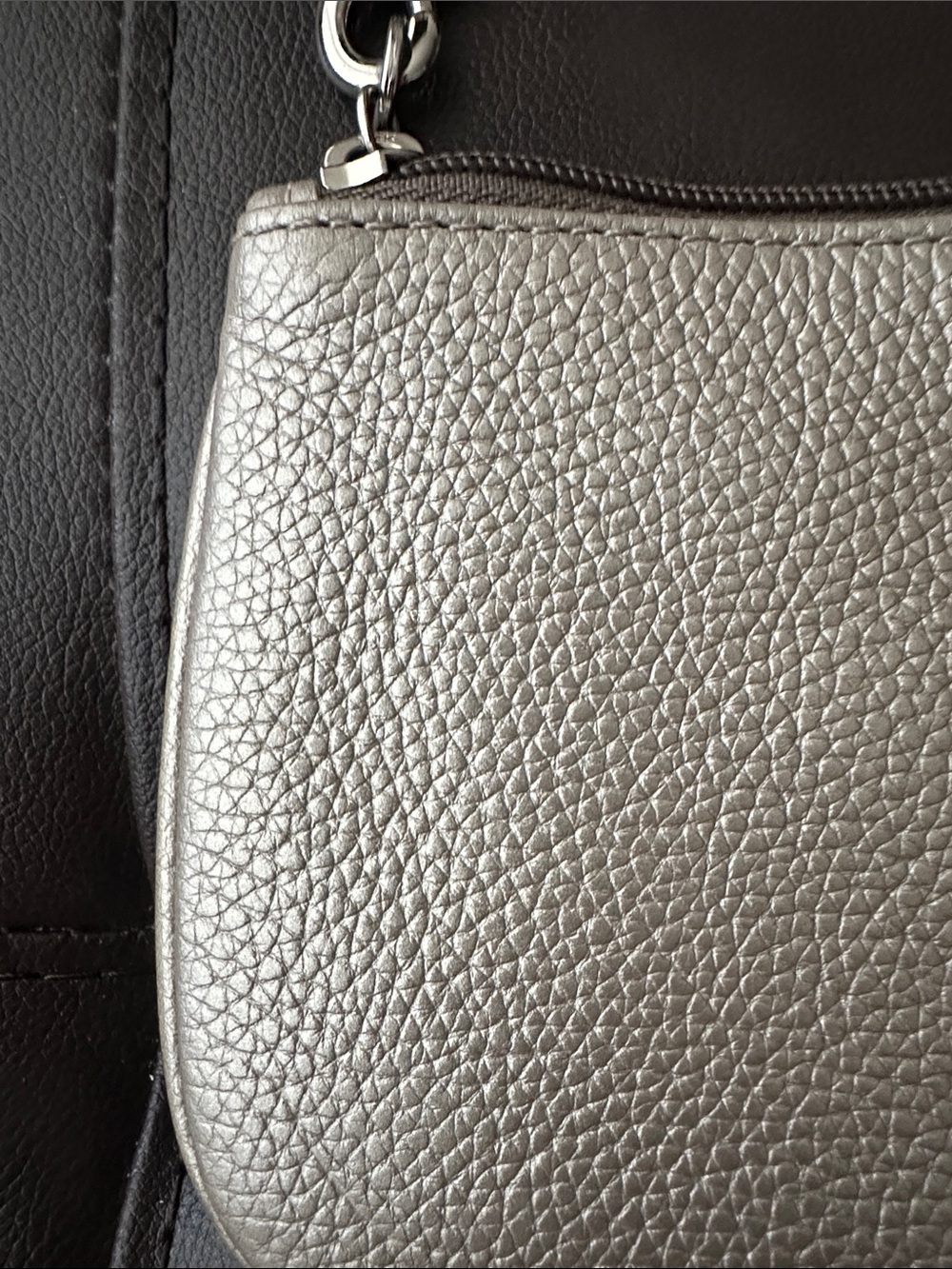 Coach Platinum Leather Wristlet Wallet - Picture 3 of 11